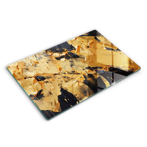 Glas Ceranfeldabdeckung Elegante Farbtextur