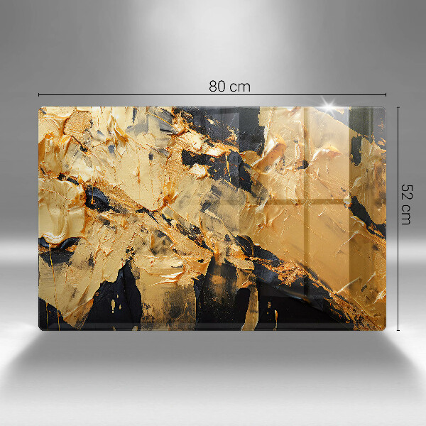 Glas Ceranfeldabdeckung Elegante Farbtextur