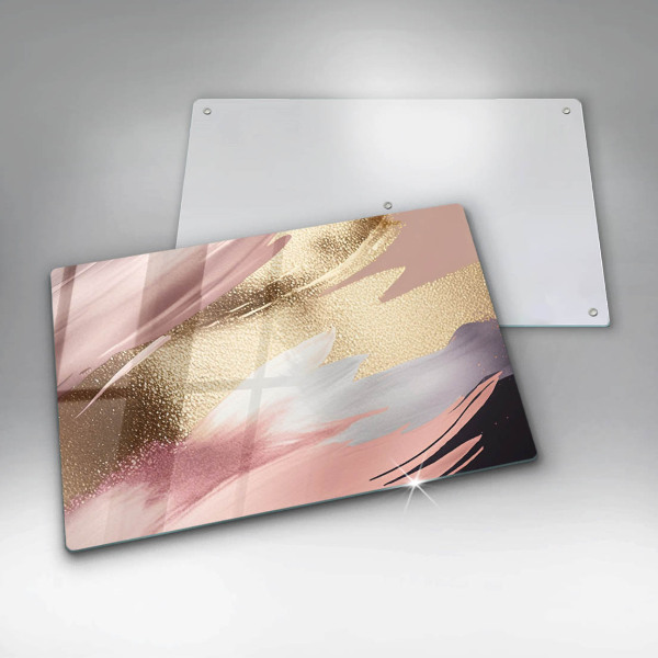 Glas Ceranfeldabdeckung Pastellflecken