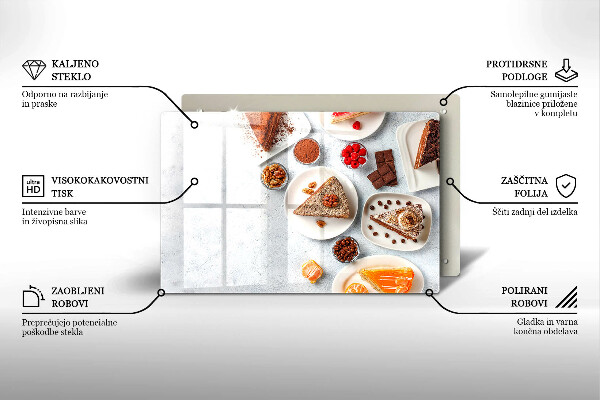 Glas Ceranfeldabdeckung Die Süße des Kuchens