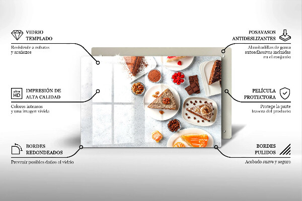 Glas Ceranfeldabdeckung Die Süße des Kuchens
