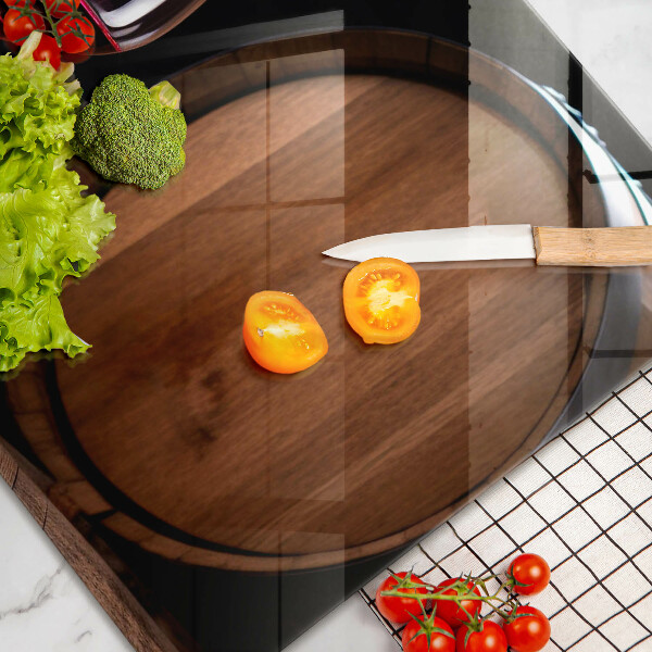 Glas Ceranfeldabdeckung Fassweinglas