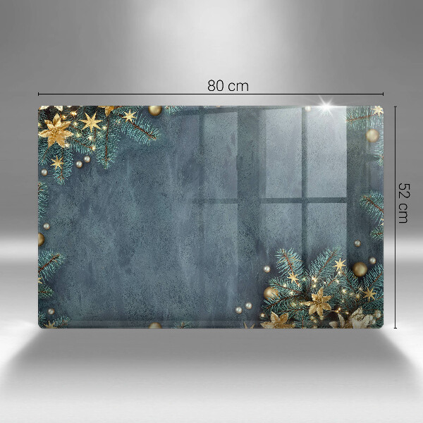 Glas Ceranfeldabdeckung Weihnachtsdekorationen