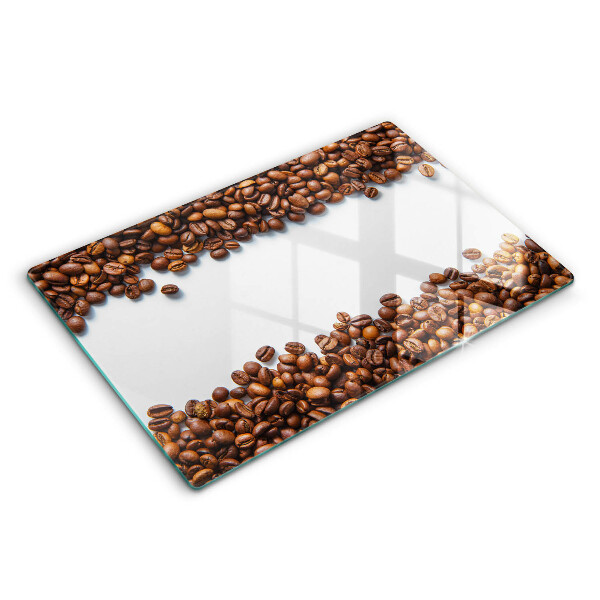 Glas Ceranfeldabdeckung Kaffeebohnen