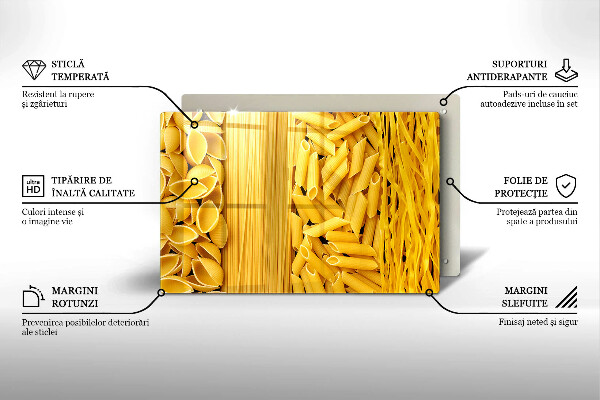 Glas Ceranfeldabdeckung Pasta