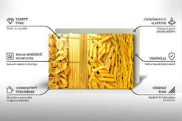 Glas Ceranfeldabdeckung Pasta