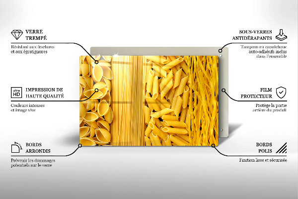 Glas Ceranfeldabdeckung Pasta