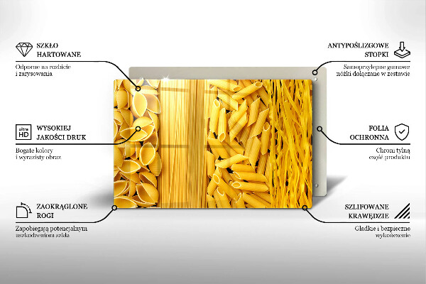 Glas Ceranfeldabdeckung Pasta