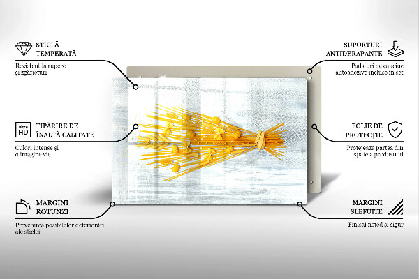 Glas Ceranfeldabdeckung Pasta