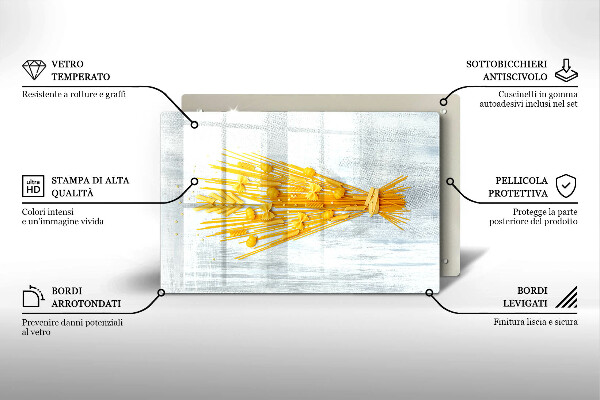 Glas Ceranfeldabdeckung Pasta