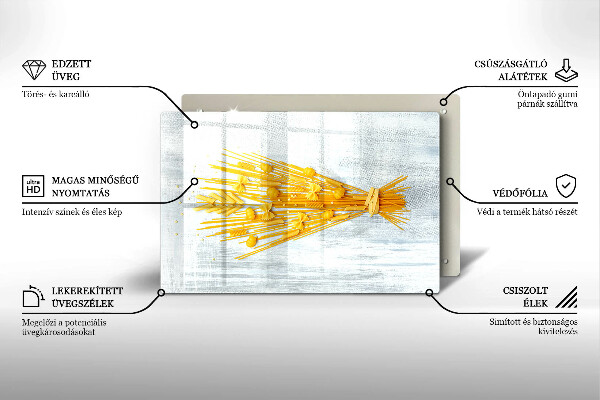 Glas Ceranfeldabdeckung Pasta