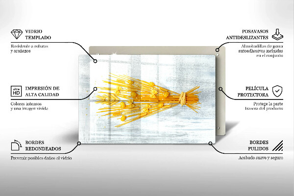Glas Ceranfeldabdeckung Pasta