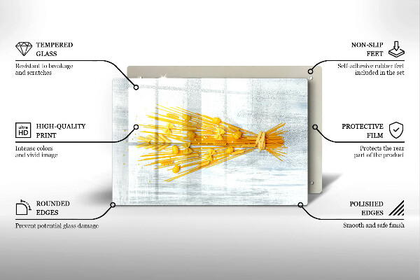 Glas Ceranfeldabdeckung Pasta
