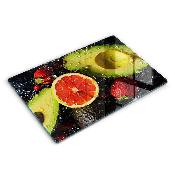 Glas Ceranfeldabdeckung Früchte und Gemüse