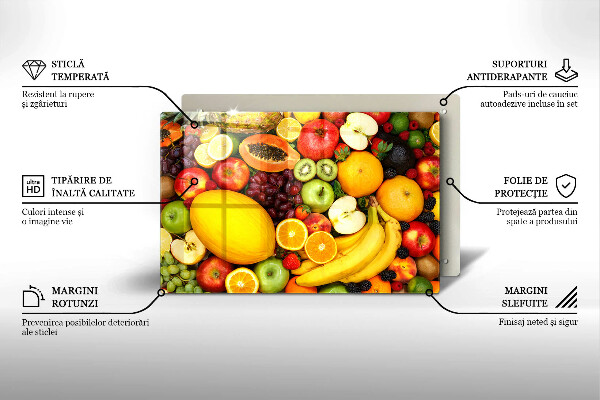 Glas Ceranfeldabdeckung Obstsammlung