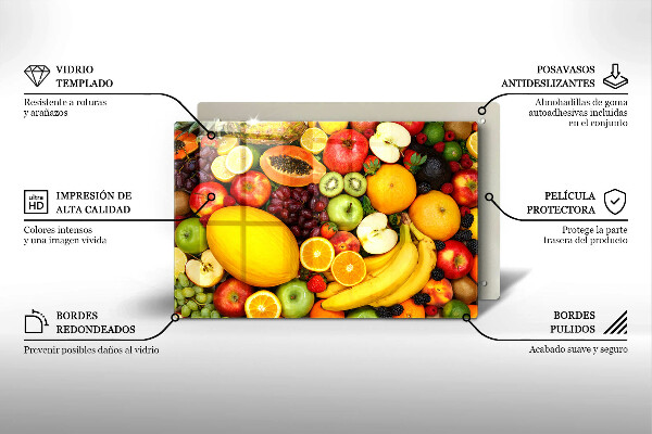 Glas Ceranfeldabdeckung Obstsammlung