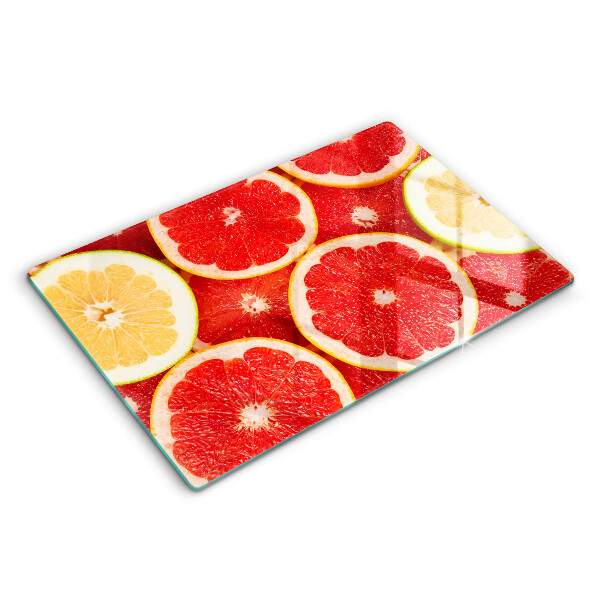 Glas Ceranfeldabdeckung Grapefruitscheiben