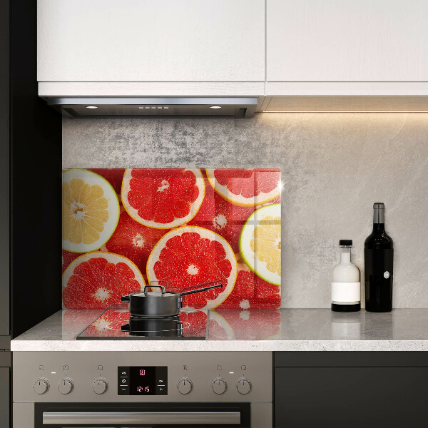 Glas Ceranfeldabdeckung Grapefruitscheiben