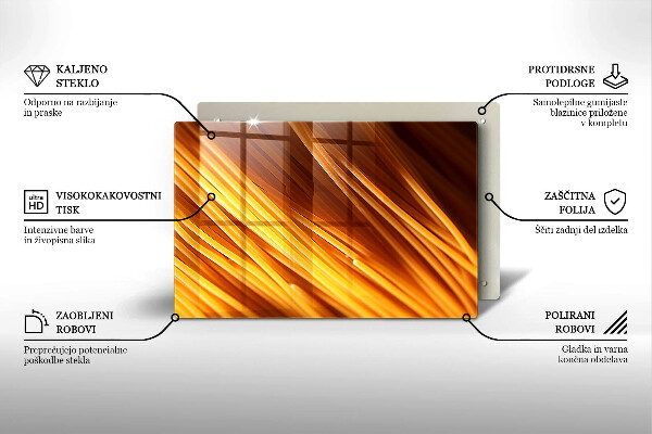 Glas Ceranfeldabdeckung Spaghetti-Nudeln
