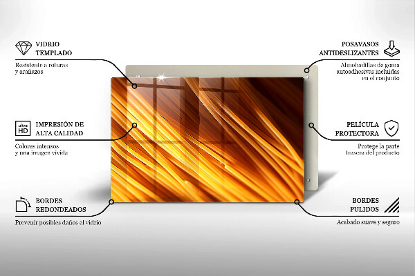 Glas Ceranfeldabdeckung Spaghetti-Nudeln