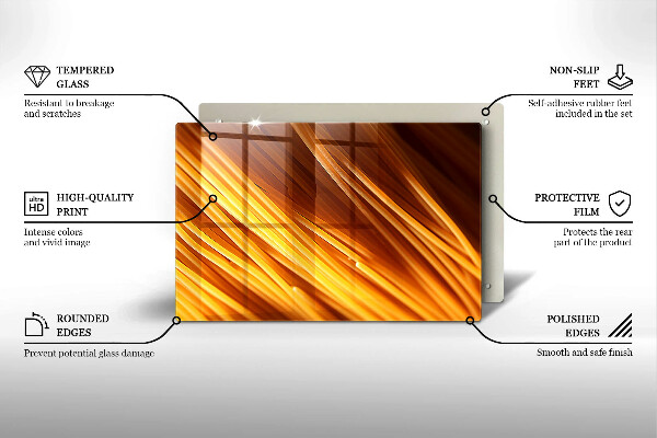 Glas Ceranfeldabdeckung Spaghetti-Nudeln