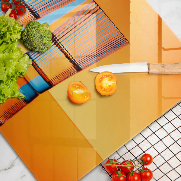 Glas Ceranfeldabdeckung Zwei Gläser Wasser