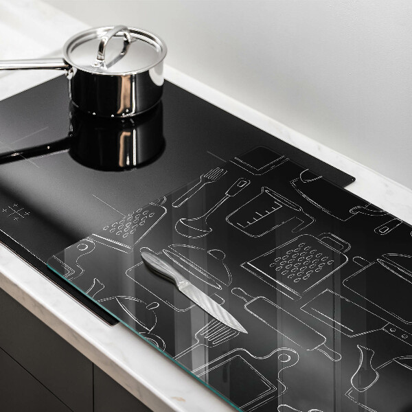 Glas Ceranfeldabdeckung Cartoon-Küchenzubehör