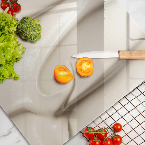 Glas Ceranfeldabdeckung Cremiges Eis