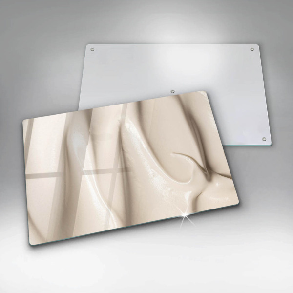 Glas Ceranfeldabdeckung Cremiges Eis