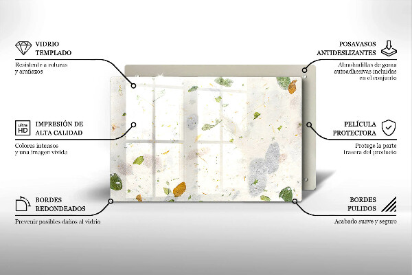 Glas Ceranfeldabdeckung Fallende Blätter