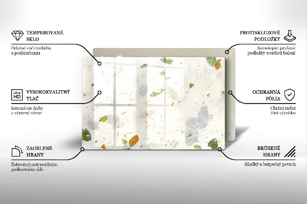 Glas Ceranfeldabdeckung Fallende Blätter