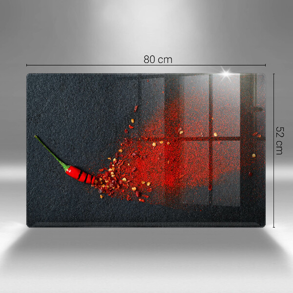 Glas Ceranfeldabdeckung Chilischote