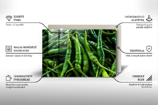 Glas Ceranfeldabdeckung Erbsenschoten