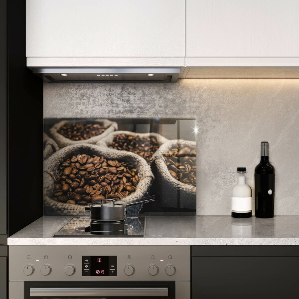 Glas Ceranfeldabdeckung Säcke mit Kaffeebohnen