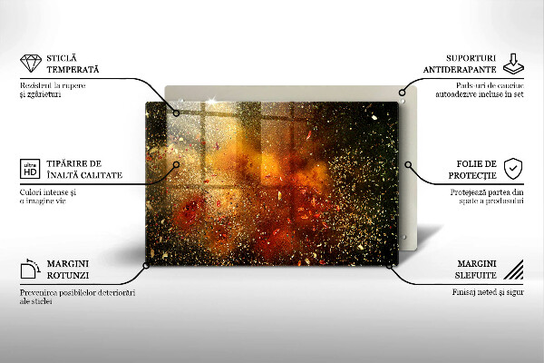 Glas Ceranfeldabdeckung Bunte Gewürze
