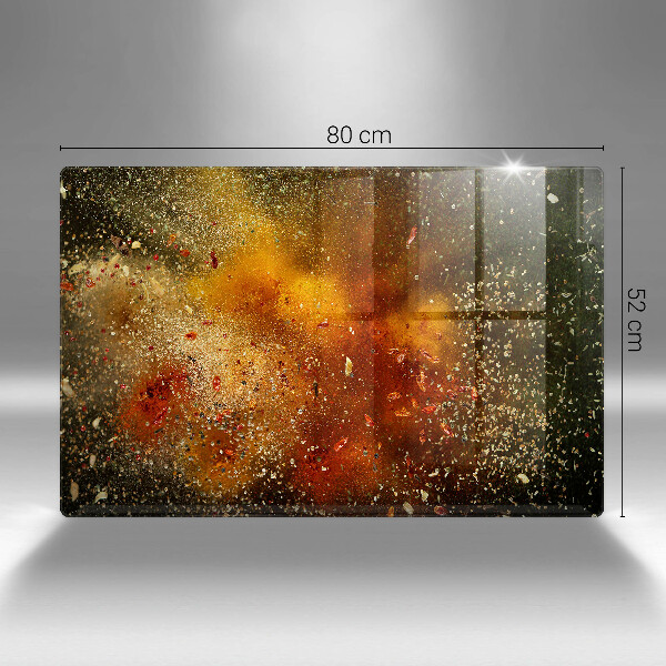 Glas Ceranfeldabdeckung Bunte Gewürze