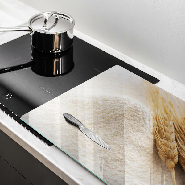 Glas Ceranfeldabdeckung Mehl und Ähren