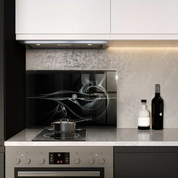 Glas Herdabdeckplatte Moderne Abstraktion