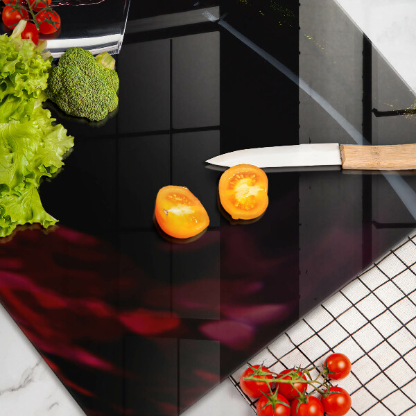 Glas Herdabdeckplatte Ein Glas Rotwein