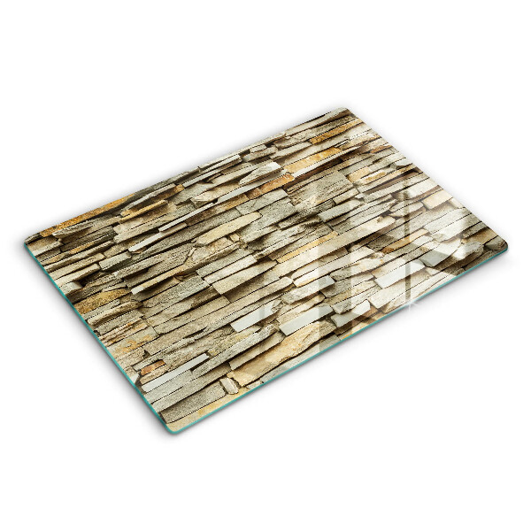 Glas Herdabdeckplatte Dekorative Steine