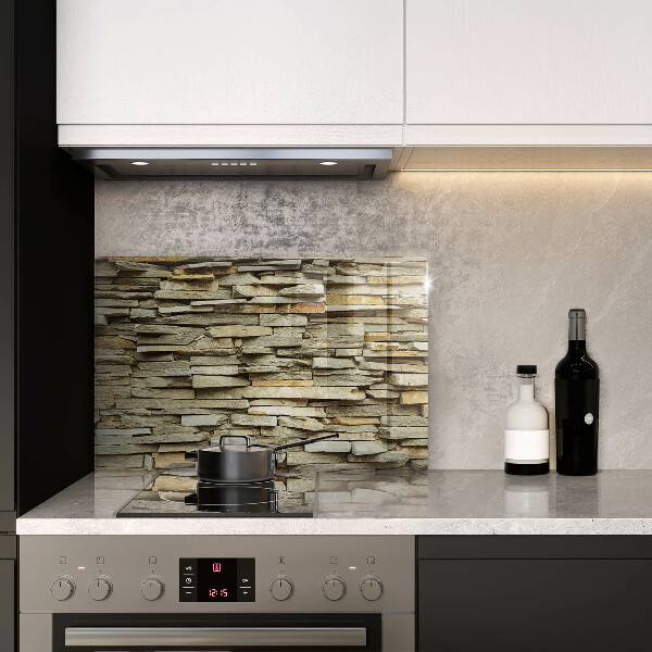Glas Herdabdeckplatte Dekorative Steine