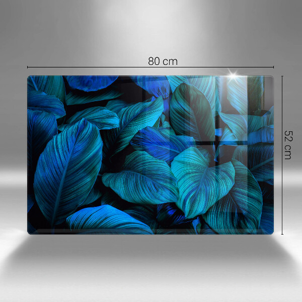 Glas Ceranfeldabdeckung Blätter der Dschungelvegetation