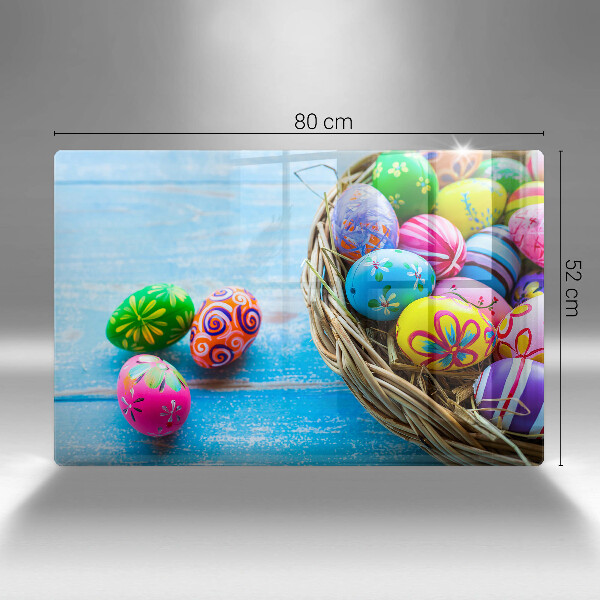 Glas Ceranfeldabdeckung Ostereier Ostereier