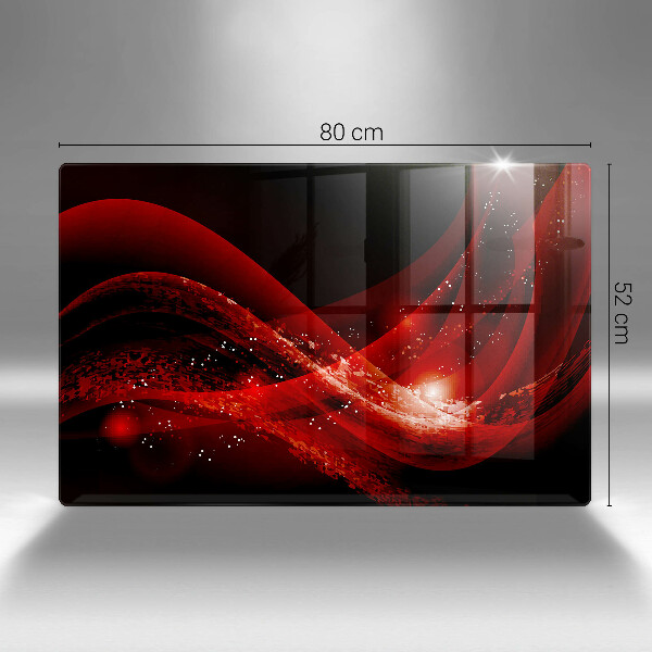 Glas Herdabdeckplatte Moderne Abstraktion