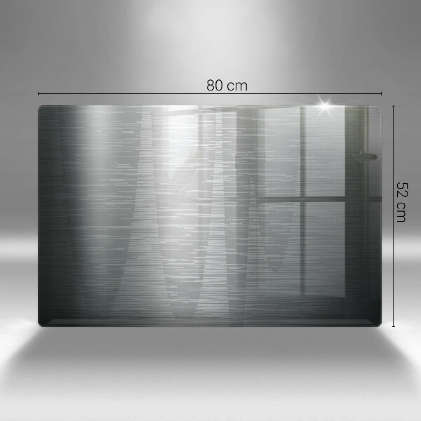 Glas Herdabdeckplatte Metallstruktur