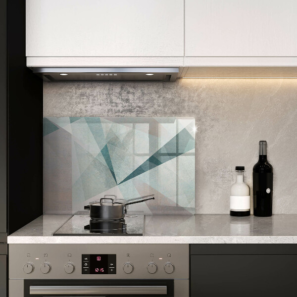 Glas Herdabdeckplatte Scharfe Abstraktion