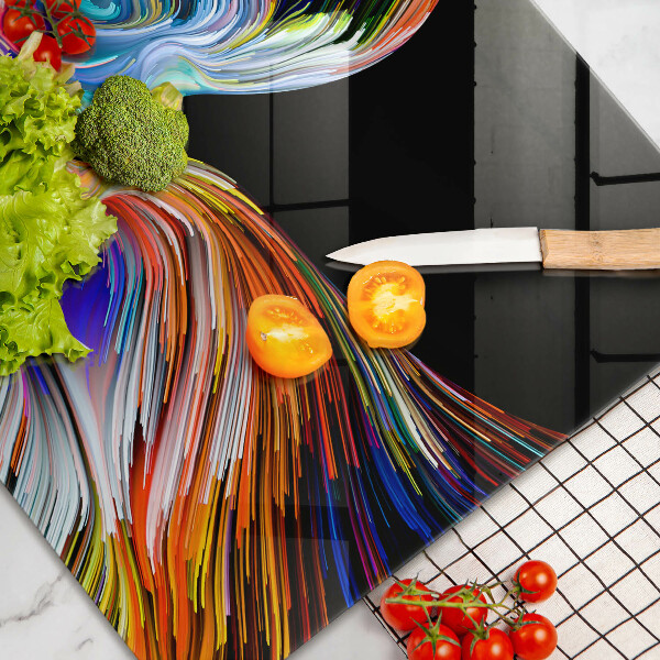 Glas Ceranfeldabdeckung Kuss-Abstraktion