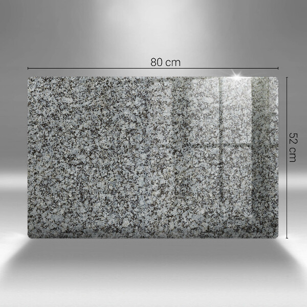Glas Herdabdeckplatte Steinstruktur