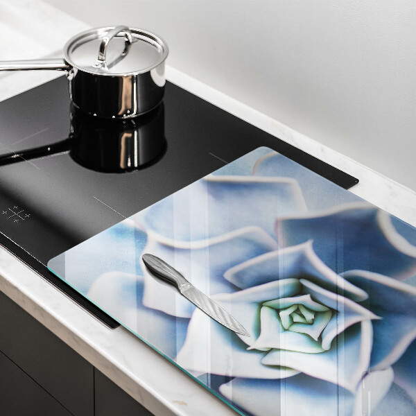 Glas Herdabdeckplatte Blumenpflanze