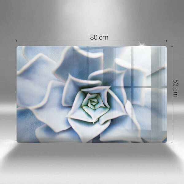 Glas Herdabdeckplatte Blumenpflanze